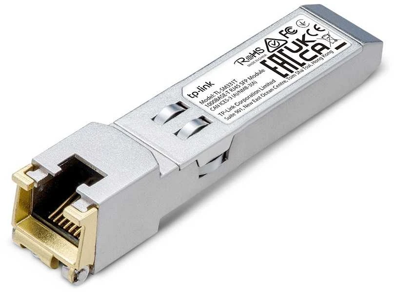 Šakotuvas TP-LINK SM331T Omada 1000BASE-T RJ45 SFP Module