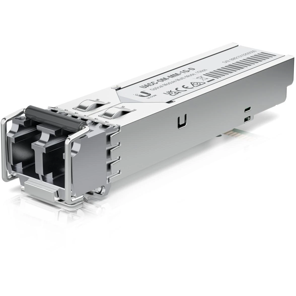 Šakotuvas Ubiquiti | UF-MM-1G | SFP | Multi-Mode Fiber | Dvigubas LC | 10/100/1000 Mbit/s | Bangos ilgis 850 nm | Maksimalus perdavimo atstumas 550 m | 0 iki +70C