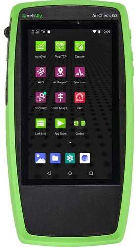 Fluke networks NetAlly AirCheck G3 PRO tinklo analizatorius Žalia