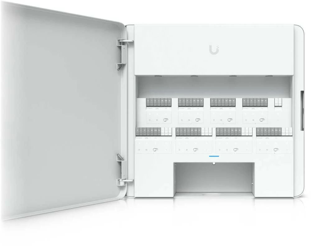 „UBIQUITI“ ĮMONĖS LYGIO PRIEIGOS ŠALTINIS SU ĮĖJIMO IR IŠĖJIMO VALDYMU IKI AŠTUONIŲ DURŲ IR ATSARGINIU AKUMULIATORIUMI