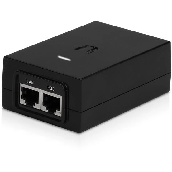 UBIQUITI POE-24-24W Ubiquiti PoE-24 pasyvus PoE adapteris EU, 24V 1A, įžeminimas / ESD apsauga, 24W