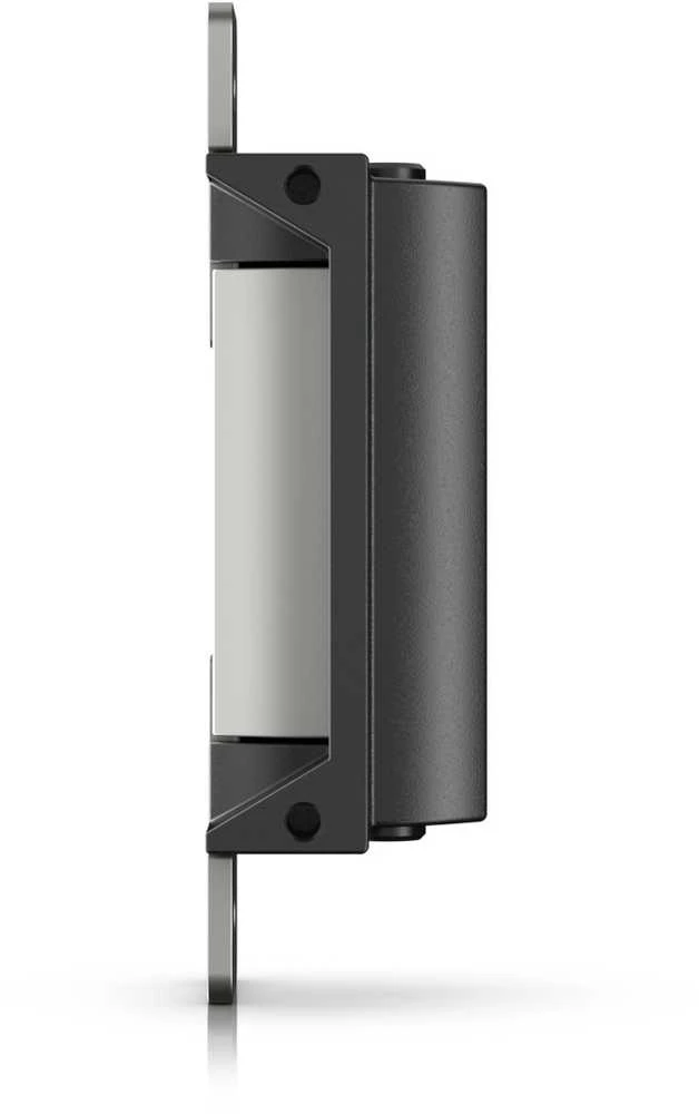 „Ubiquiti UACC-Lock-Strike-Secure-15mm“ elektrinė spyna su apsauga nuo gedimų, jungiama prie „UniFi Access Hub“.