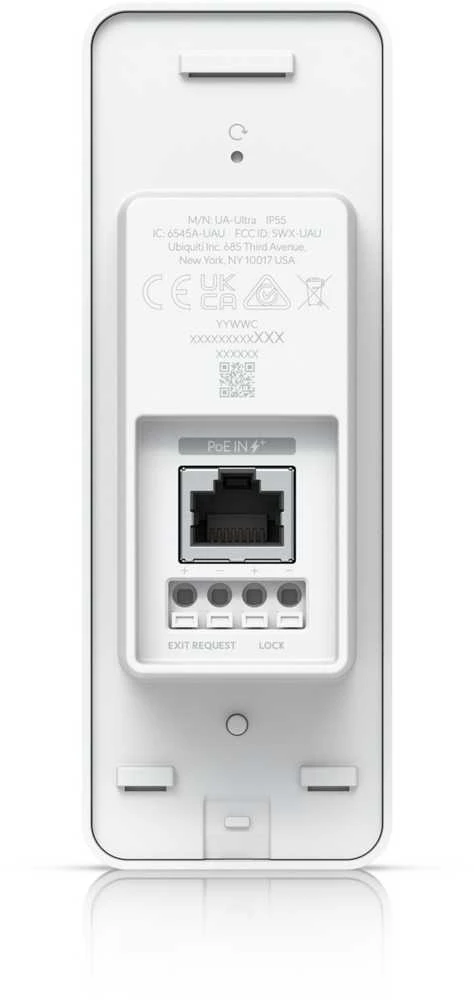UBIQUITI ACCESS ULTRA. PRIEIGOS SKAITYTOJAS SU ĮSTATYTU STABULU, VEIKIANČIUI VISIŠKAM VIENŲ DURŲ ĮĖJIMO VALDYMUI IŠ VIENO ĮRENGINIO