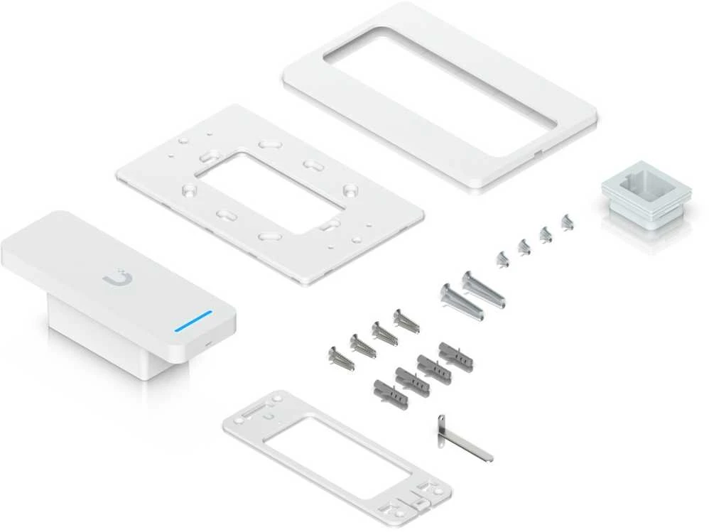 UBIQUITI ACCESS ULTRA. PRIEIGOS SKAITYTOJAS SU ĮSTATYTU STABULU, VEIKIANČIUI VISIŠKAM VIENŲ DURŲ ĮĖJIMO VALDYMUI IŠ VIENO ĮRENGINIO