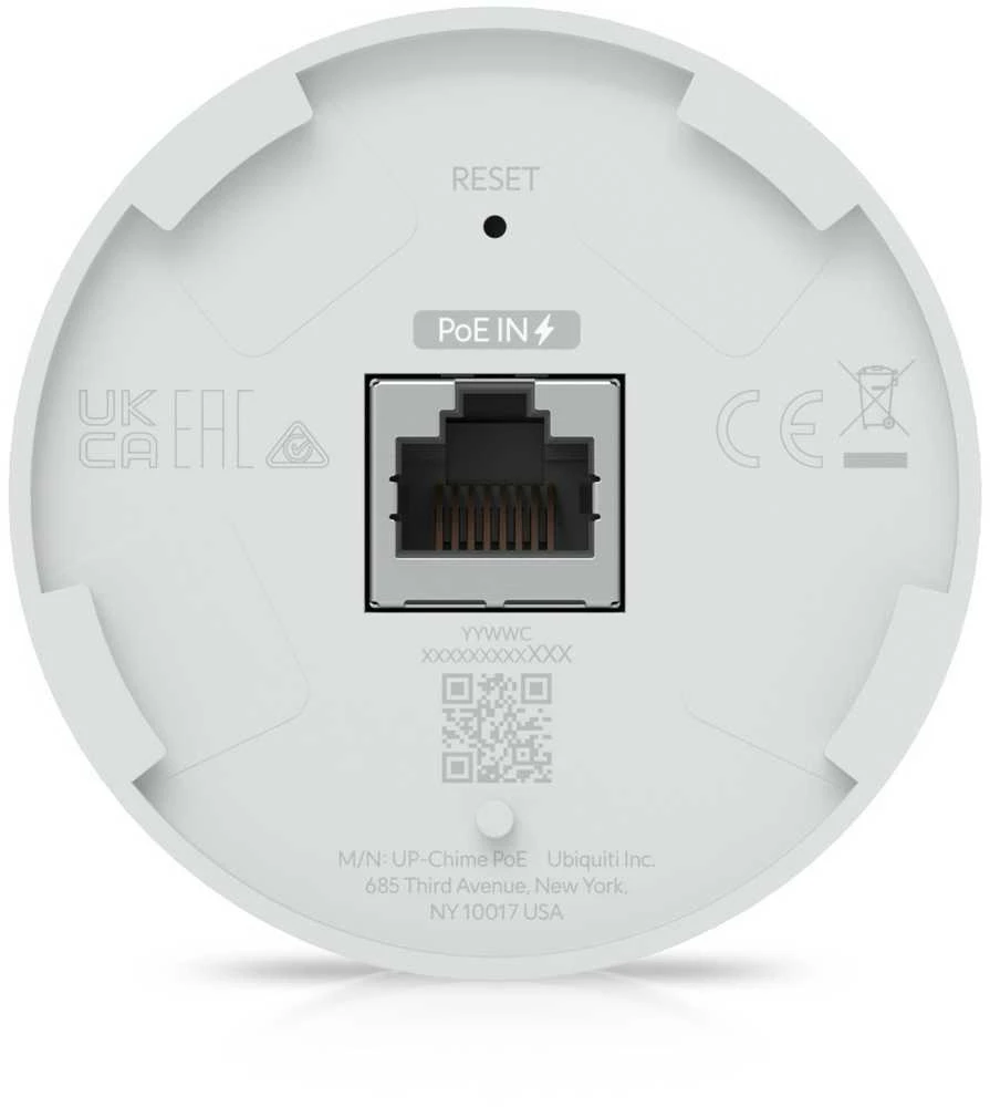 UBIQUITI POE PLUG-AND-PLAY NOTIFICATION DEVICE, DESIGNED TO PAIR WITH A UNIFI DOORBELL OR DOOR ACCESS HUB