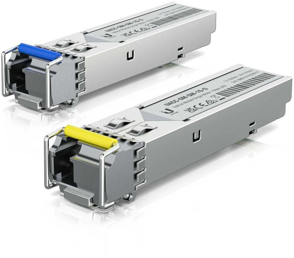 Šakotuvas Ubiquiti UACC-OM-SM-1G-S-20 | SFP modulis | BIDI, SM, Simplex LC, 1.25Gbps, 3km