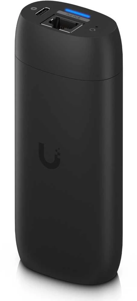 Ubiquiti Display Cast Pro jungtys ir šviesos indikacija