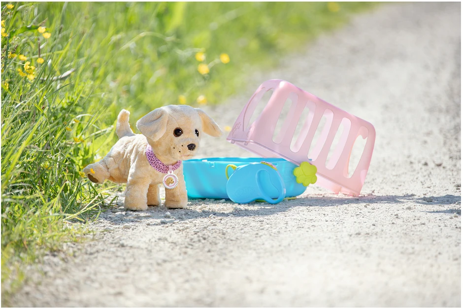 Zapf BABY BORN Interaktyvus šuniukas su transportavimo dėžute