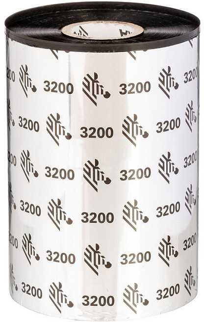 Zebra 3200 Wax/Resin - Zebra 2746e - Thermal transfer - Juodas - 300 m - 2.5 cm - 110mm x 300m
