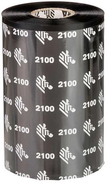 Zebra vaško juostelė, 60 mm x 450 m (2,36 colio x 1476 pėdos), 2100; Didelio našumo, 25 mm (1 colio) šerdis, 12 vnt. / dėžutė