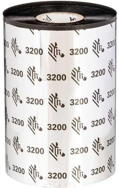 Zebra Wax/resin didelio našumo juosta, 110 mm x 450 m, 3200, 25 mm (1 col.), 6 vnt.