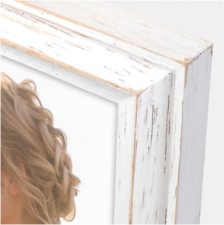 Nuotraukų rėmelis ZEP Rosel Baltas 13x18 Wood Portrait AC257W