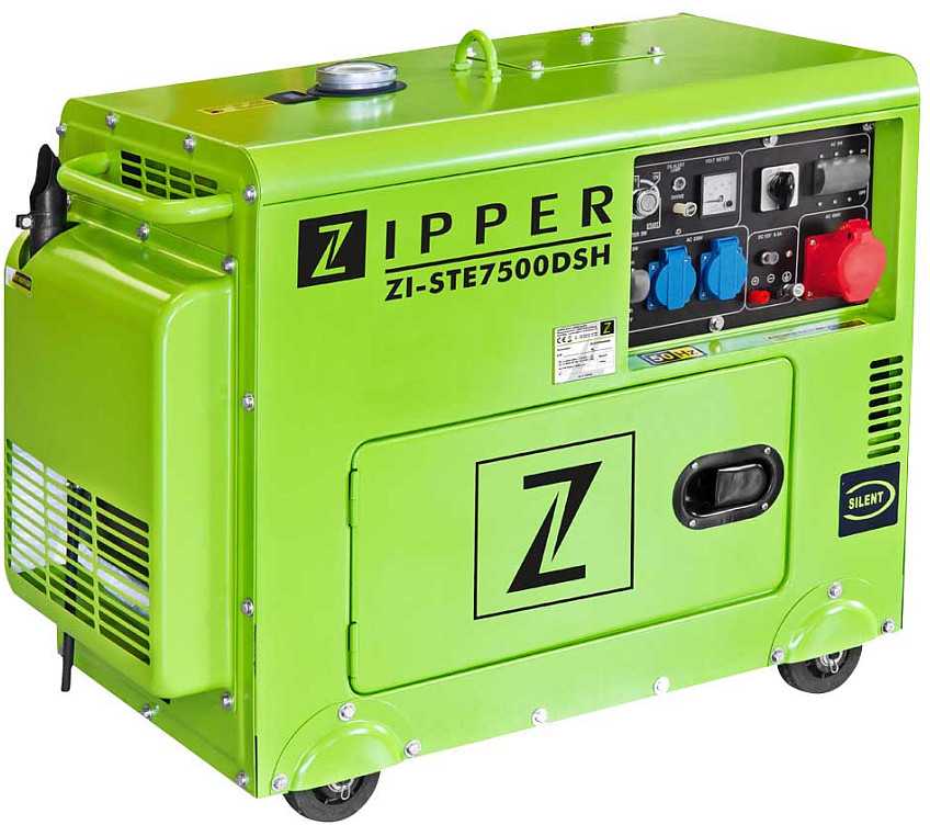 Agregat Zipper Zipper Zipper ZI-STE7500DSH dyzelinis maitinimo generatorius