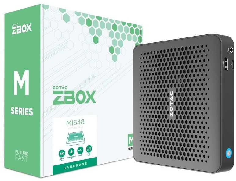 Zotac ZBOX MI648 Barebone Intel Core i5-1340P 2xDDR5 SODIMM SATA M.2