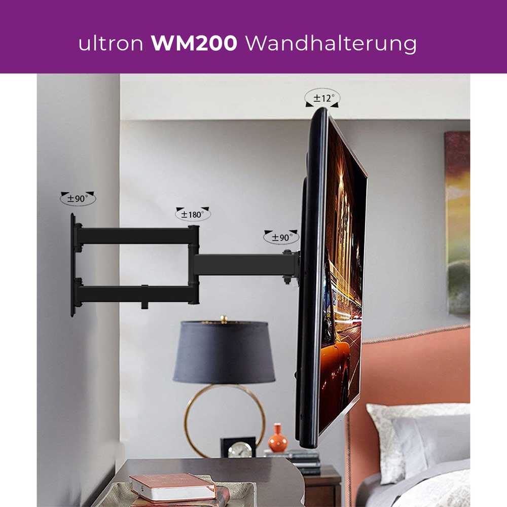 Laikiklis Carruzzo Ultron WM200 88,9 cm (35″) Juoda