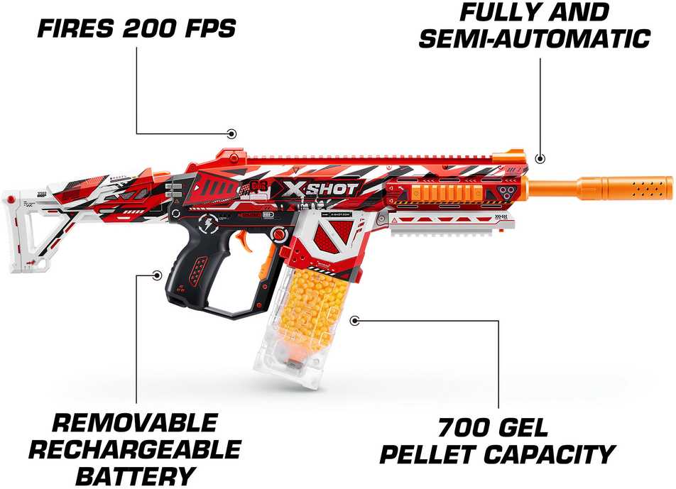 XShot X-Shot Pistolet Hyper Gel didelis Blaster