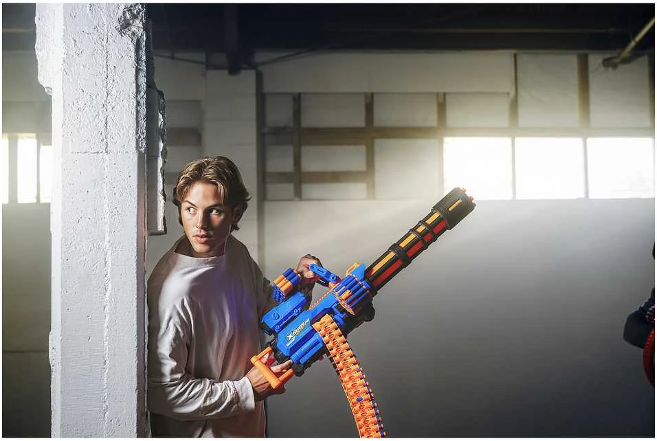 XShot ZURU X-Shot Insanity Rage Fire blasteris su 72 smiginiais, nuotolis 27 m