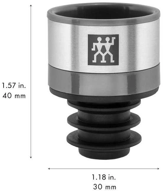 Vakuuminiai Kamščiai - Zwilling 3 Cm Plastikinė, Silikoninė, Nerūdijančio Plieno