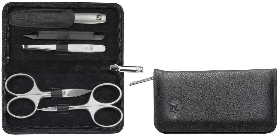 Zwilling komplektas do manicure - juoda etui, 5 dalys