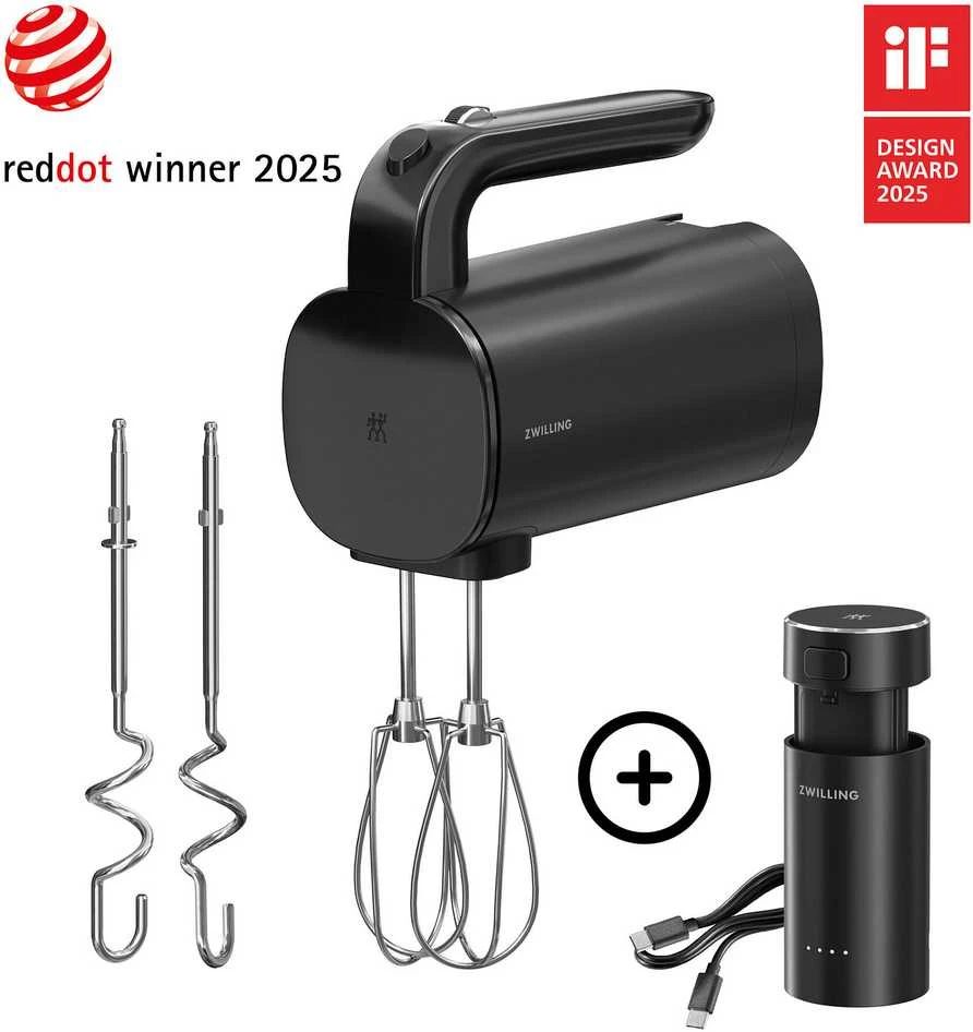 ZWILLING 1030455 plakiklis Rankinis plaktuvas 250 W Juoda