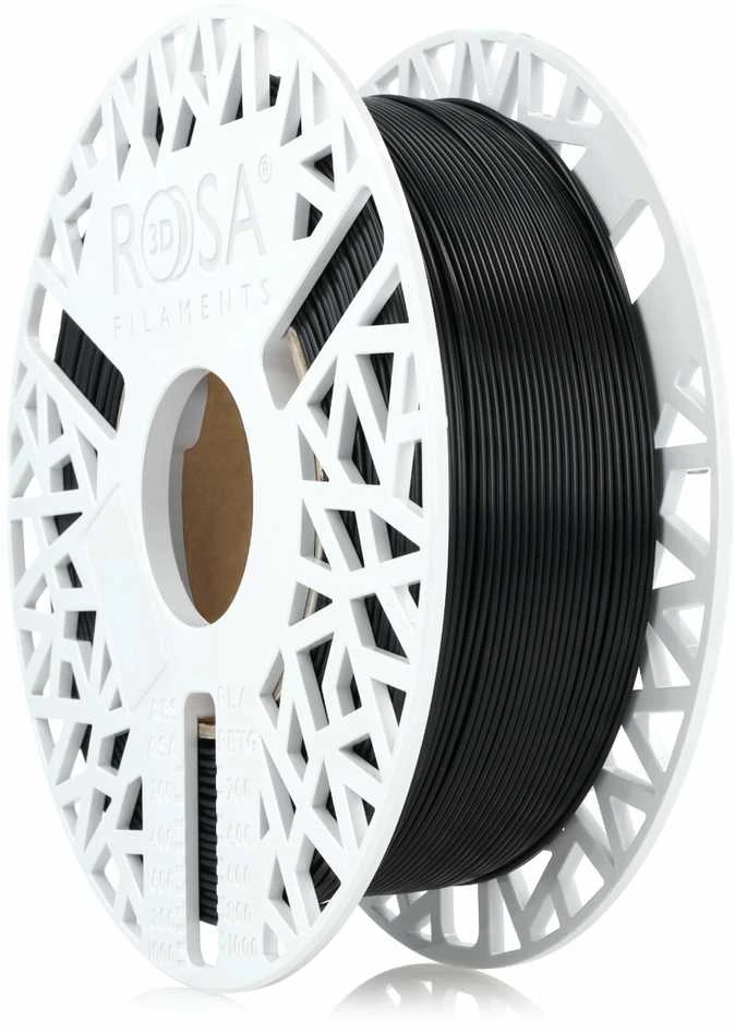 Plastikas Rosa3D ASA - 1.75mm - 0.70kg - Juodas