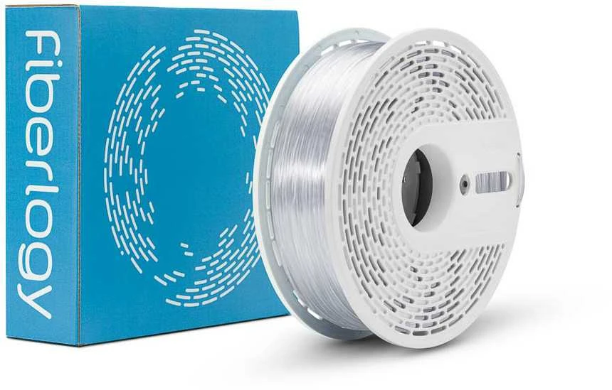 3D plastikas Easy ABS skaidrus 1.75mm 0.75kg Fiberlogy