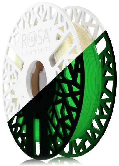 Rosa3D PET-G 1.75mm švytintis žalias plastikas