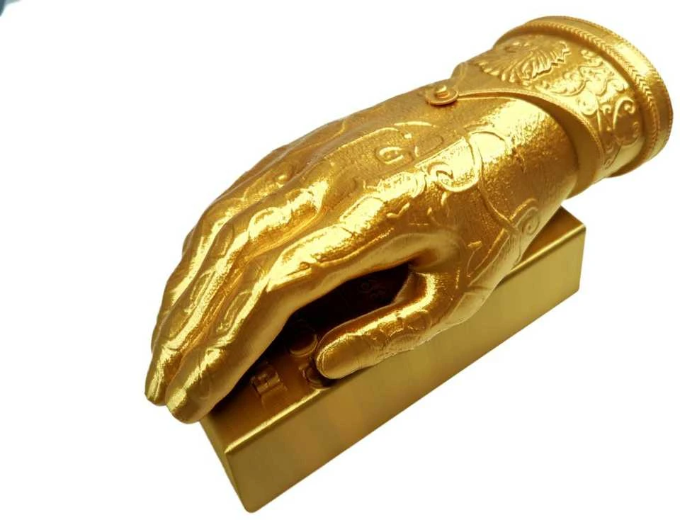3D plastikas PLA 1.75mm 1kg refill pakuotė Rosa3D - Silk Gold