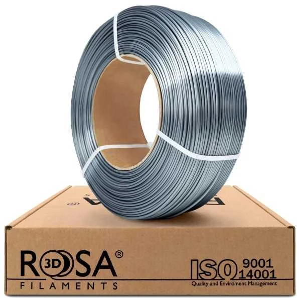 Plieninis PLA siūlas 1.75mm Rosa3D refill ritė
