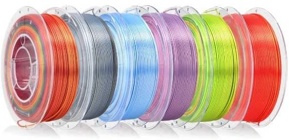 Plastiko rinkinys Rosa3D PLA - 1.75mm - 6x350g - Multicolour Silk