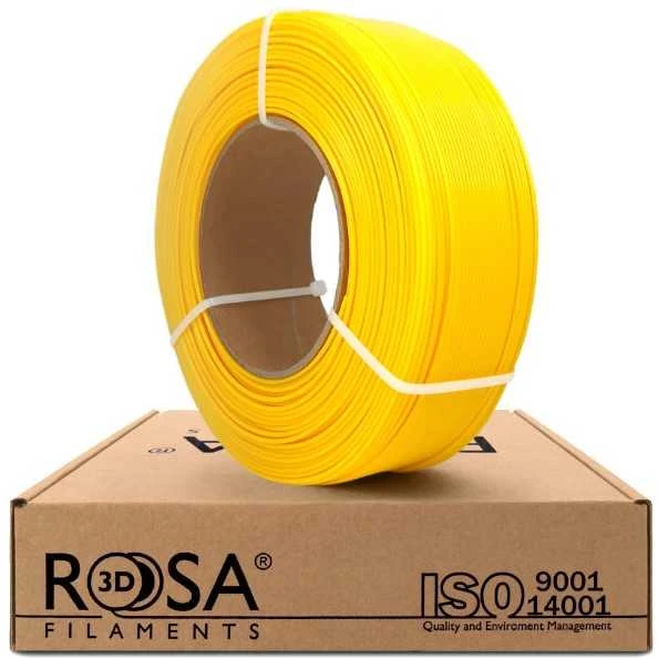 Geltona PLA 1.75mm gija be ritės
