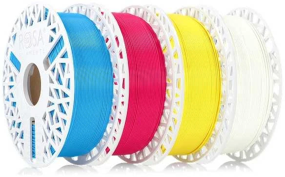 Rosa3D PLA CMYK 1.75mm 4 ričių rinkinys