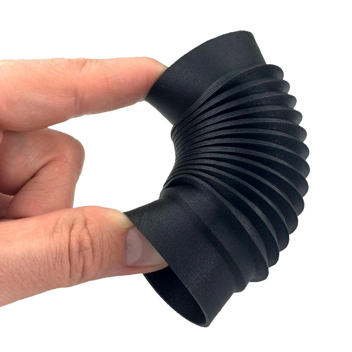 Plastikas Fiberlogy MattFlex 40D 1.75mm 0.85kg - juodas