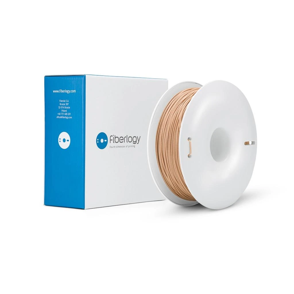 Fiberlogy 3D plastikas FiberWood 1.75mm 0.75kg – Natural