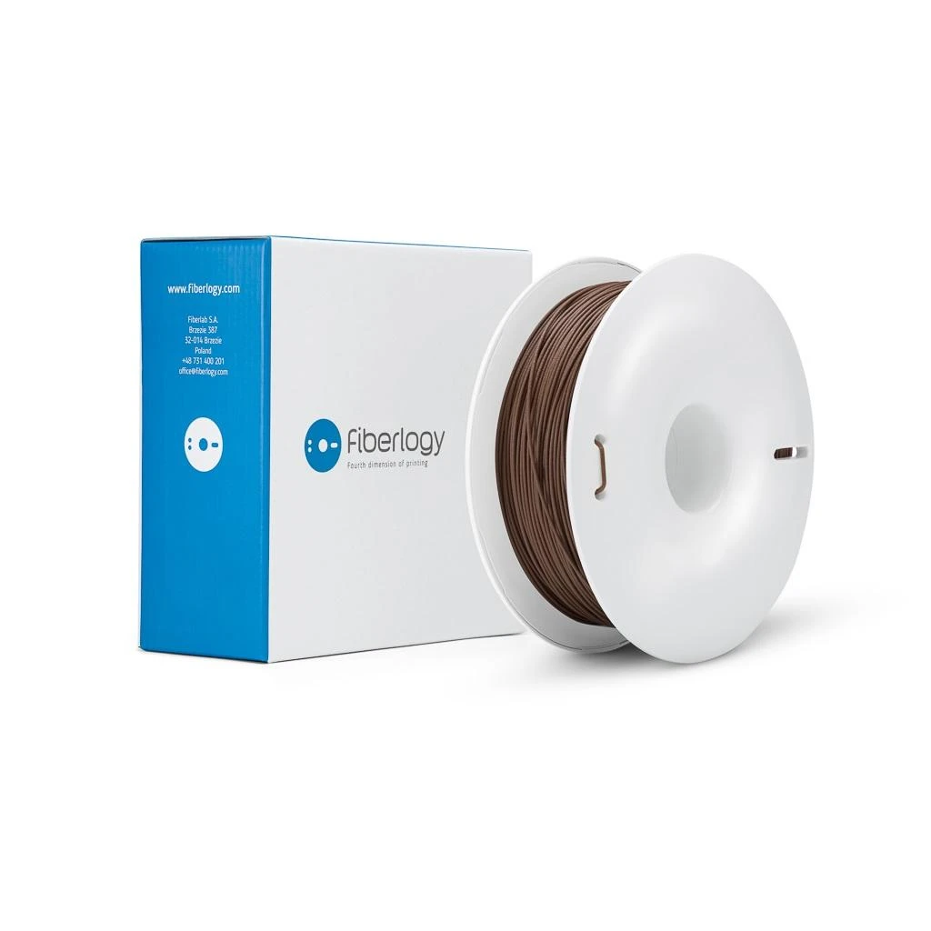 Fiberlogy 3D plastikas FiberWood 1,75mm 0,75kg – ruda
