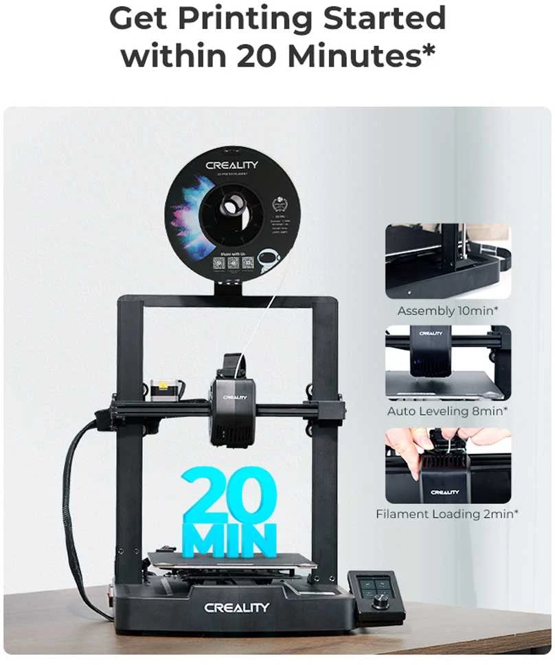 Creality1 Creality Ender-3 V3 SE 3D spausdintuvas