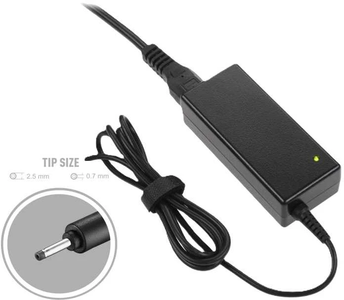40W įkroviklis nešiojamam kompiuteriui 19V 2.1A, 2.5x0.7mm, ASUS