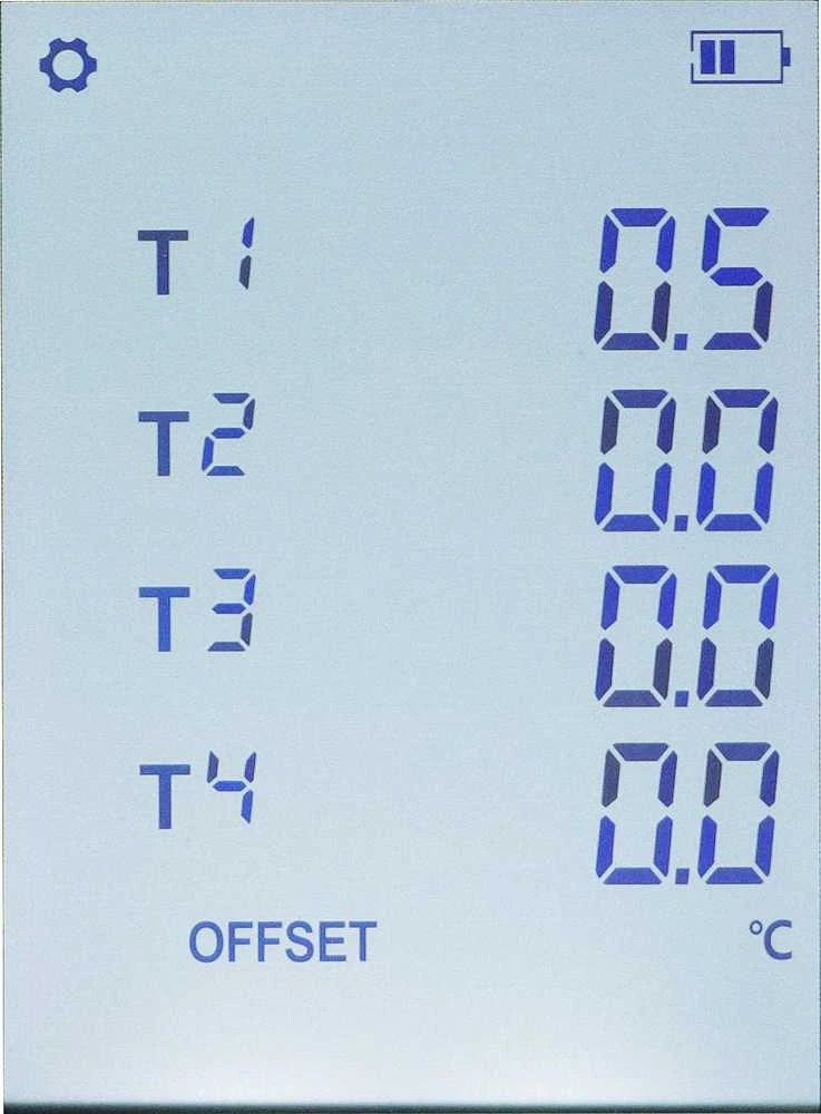 Skaitmeninis termometras su duomenų kaupimu, 4 kanalai, 72K taškų, -200.0°C~1372°C, USB-C, Bluetooth, UNI-T