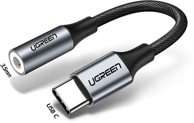 UGREEN garso adapteris USB-C - 3,5 mm AUX