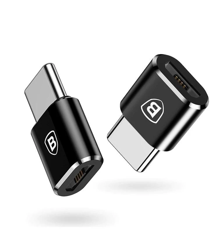 Adapteris Baseus USB C kištukas, micro USB B lizdas, OTG funkcija
