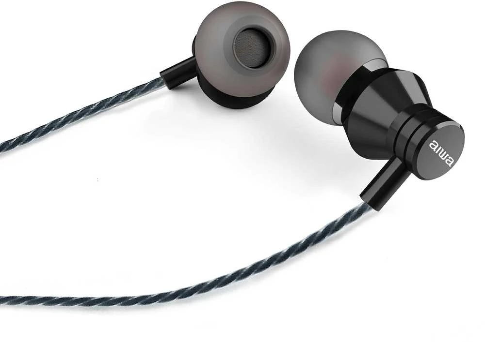 AUSINĖS 3.5MM ESTM-50BK AIWA JUODOS