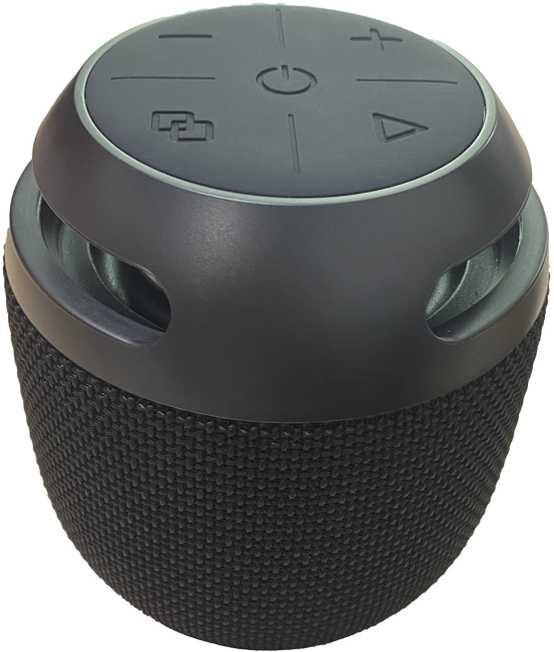 Aiwa Nešiojama Bluetooth kolonėlė 5W RMS su šviesos efektais, juoda