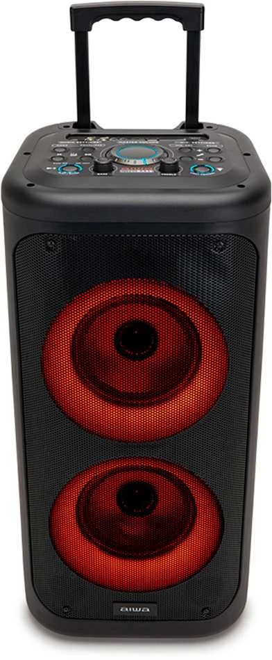 AIWA KBTUS-450 350W (40W RMS) nešiojama garso sistema su karaoke, šviesos efektais