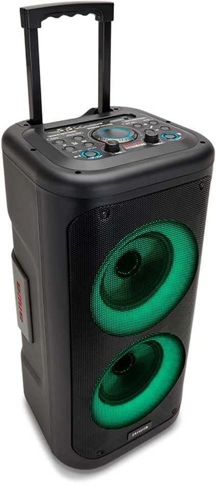 AIWA KBTUS-450 350W (40W RMS) nešiojama garso sistema su karaoke, šviesos efektais
