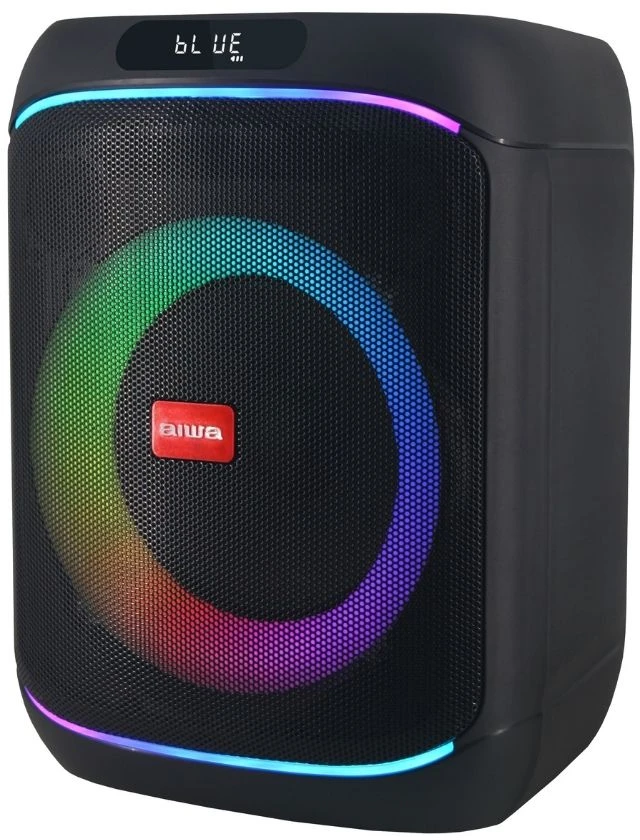 Aiwa Nešiojama garso sistema 350W (40W RMS) su šviesos efektais ir belaidžiu mikrofonu