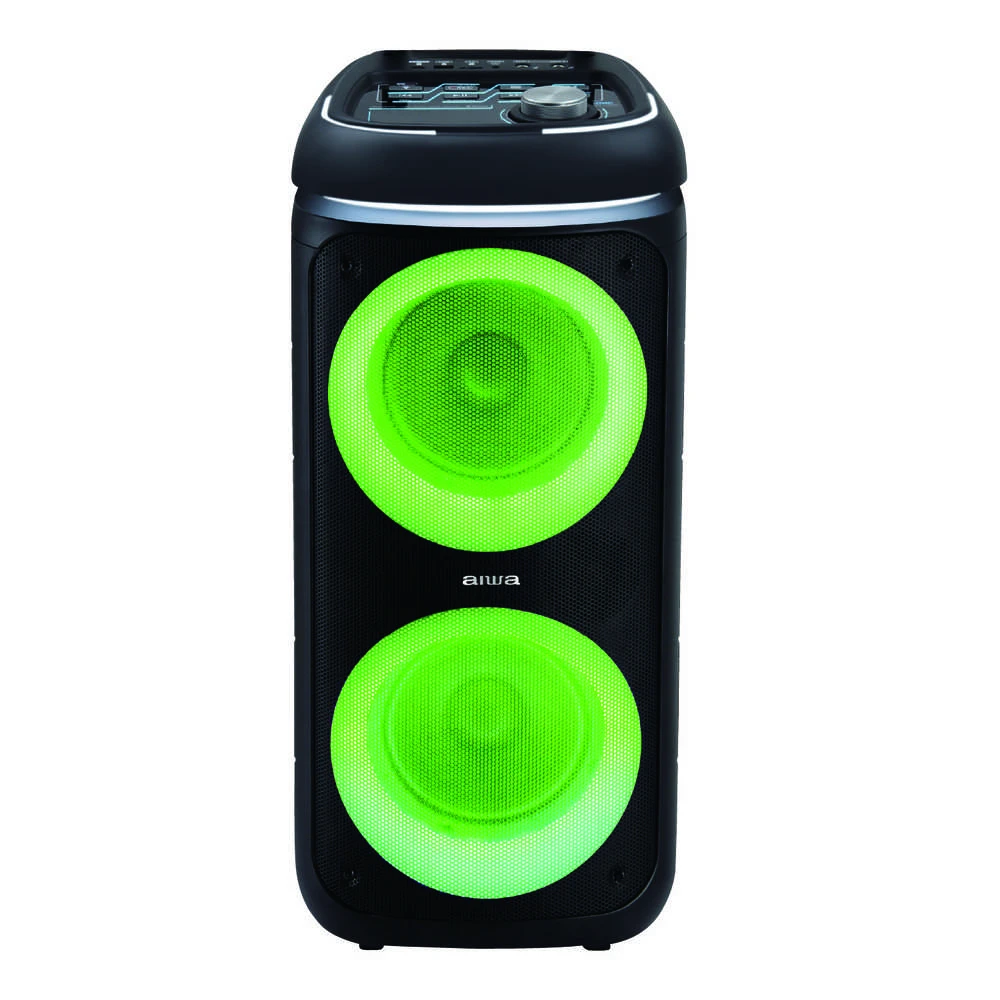 Aiwa Nešiojama garso sistema 380W (40W RMS) su karaoke, šviesos efektais