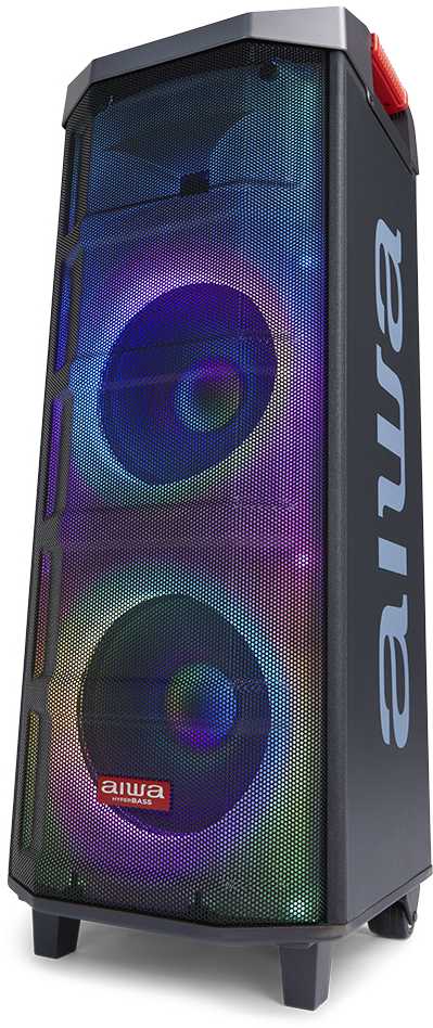 Aiwa Nešiojama garso sistema 700W (90W RMS) su karaoke, šviesos efektais
