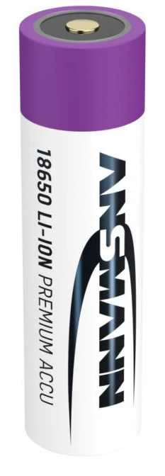 Akumuliatorius 18650 3.6V 3500mAh Li-Ion su integruotu krovimo valdikliu PCM ANSMANN