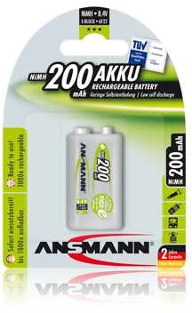 Ansmann 8.4V 6F22 akumuliatorius pakuotėje