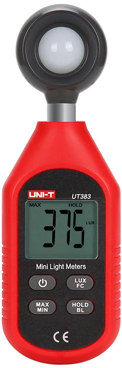 Apšviestumo matuoklis mini UT383 UNI-T